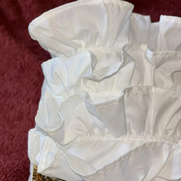 Ruffles rhinestone  detail throw comfy style pillow - Picture 7 of 8